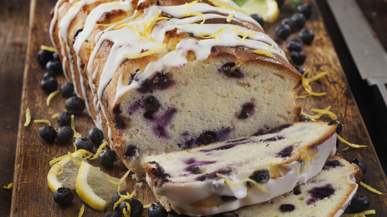 Blueberry lemon loaf