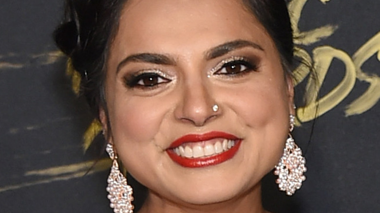 Maneet Chauhan smiles in close-up