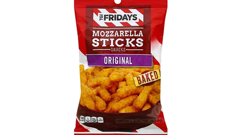 mozzarella sticks snacks on bag