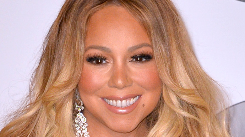 Mariah Carey smiling