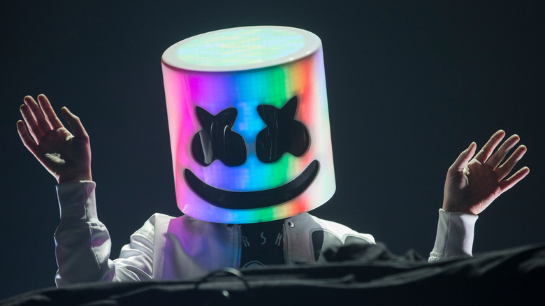 Marshmello in signature mask