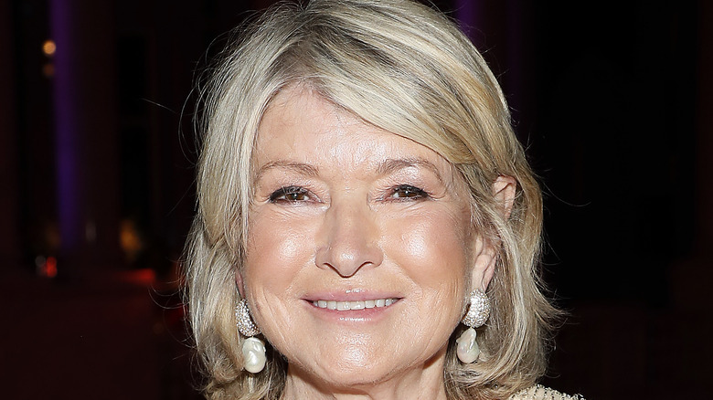 Closeup of Martha Stewart