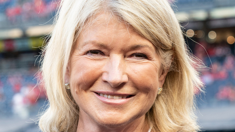 Martha Stewart smiling at event   