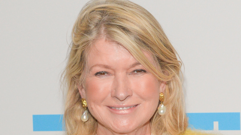 close of up martha stewart's face