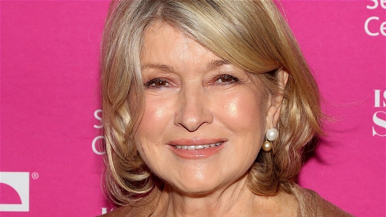 Martha Stewart smiles close-up
