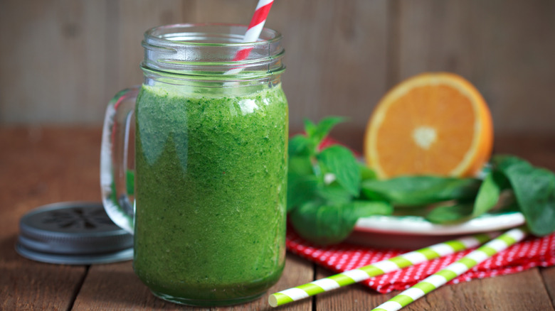 Martha Stewart drinks Green juice