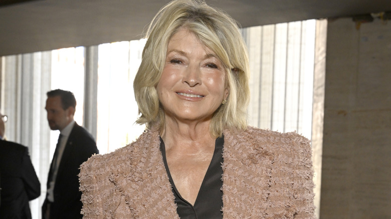 Martha Stewart smiling at an event