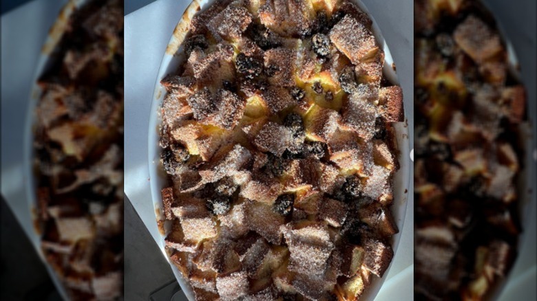 Martha Stewart's brioche bread pudding
