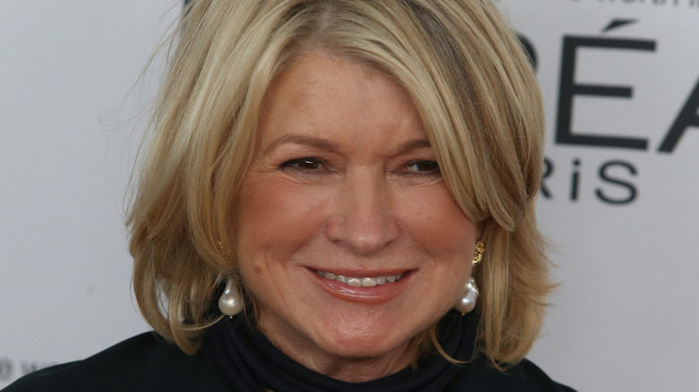 martha stewart smiling