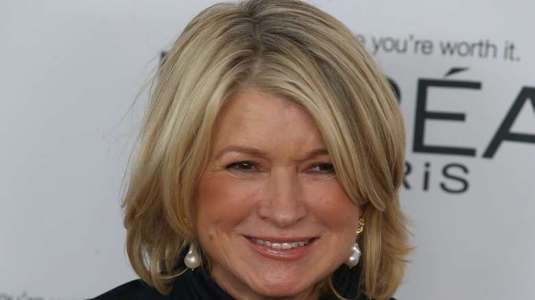 close up of Martha Stewart