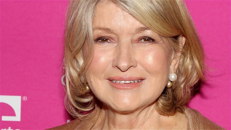 A close-up of Martha Stewart