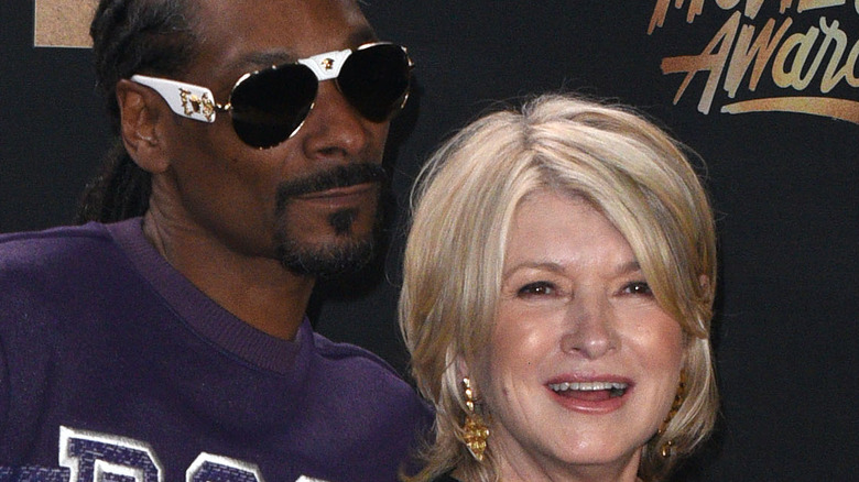Snoop and Martha posing