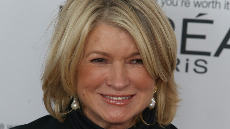 Martha Stewart smiling at event 