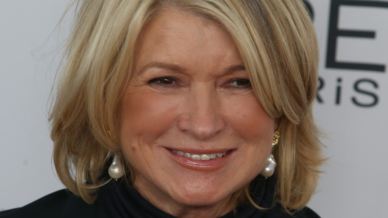 Martha Stewart smiling at an event