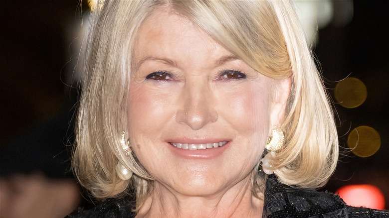 Martha Stewart grinning