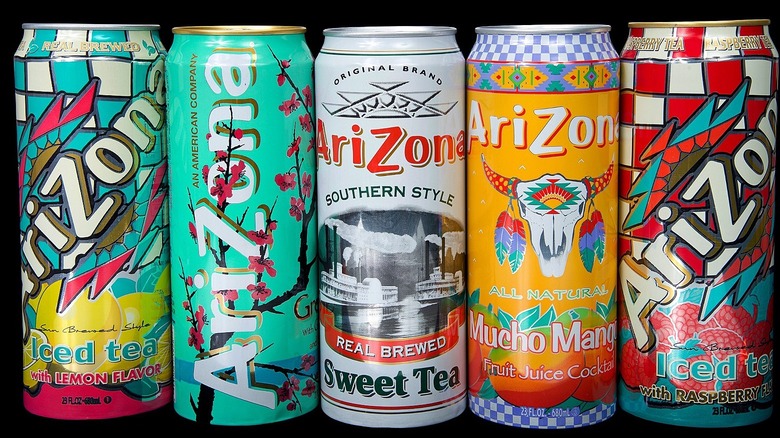 AriZona iced tea cans