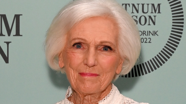 Mary Berry smiling in close-up