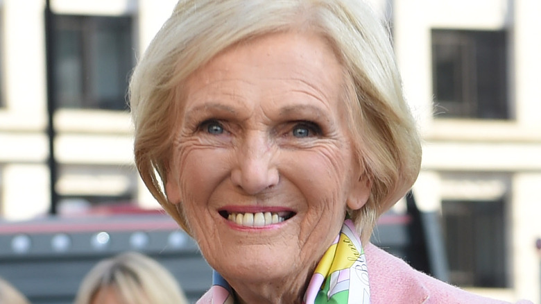 Mary Berry smiling at an event