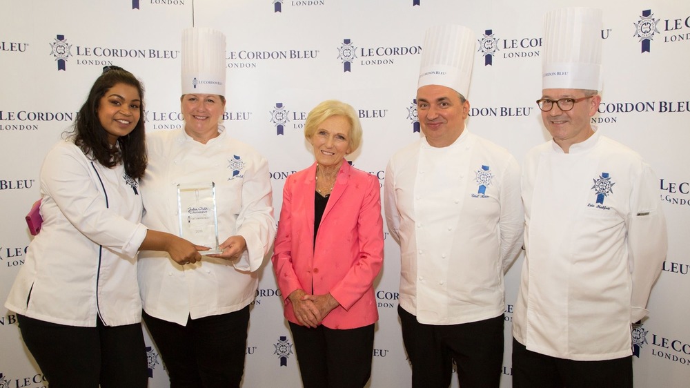 Mary Berry at Le Cordon Bleu