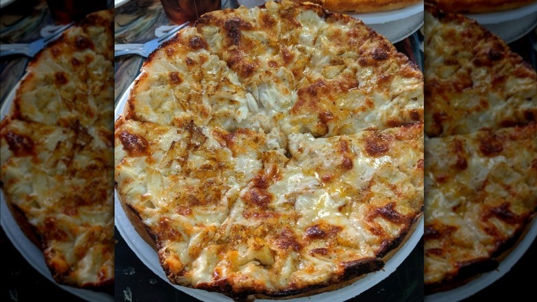 The crab pie from Matthew's Pizza