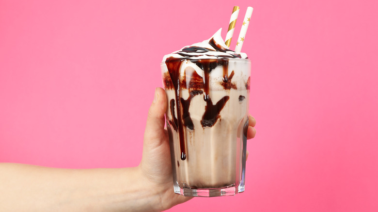 Chocolate milkshake