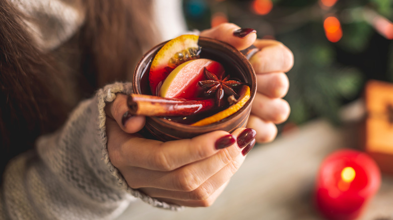 Mug of mulled wine