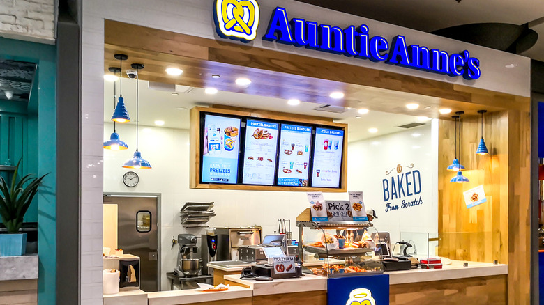 Auntie Anne's in a mall