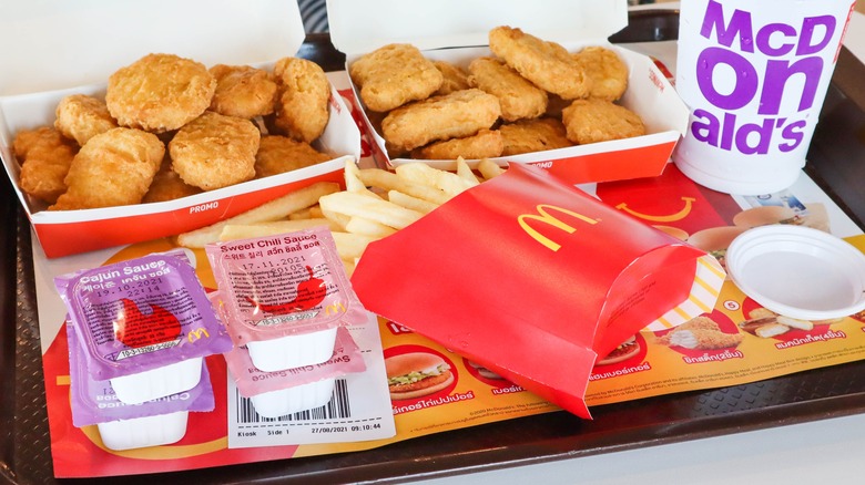 McDonald's mcnuggets and sauces