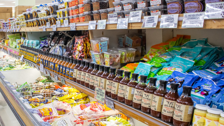 shopper at Trader Joe's