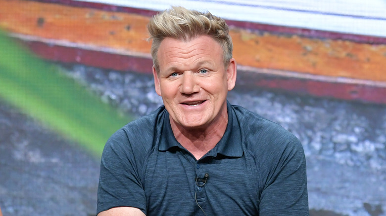 Gordan Ramsay smiling