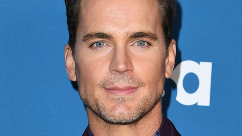 Matt Bomer slight smile blue eyes