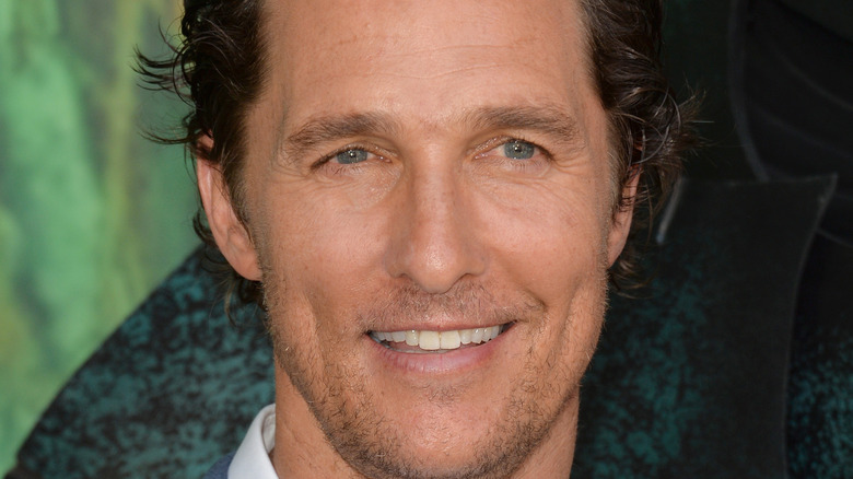 Matthew McConaughey smiling