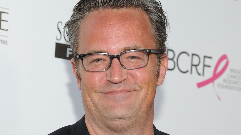 Matthew Perry smiling