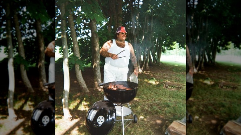 Matty Matheson grilling
