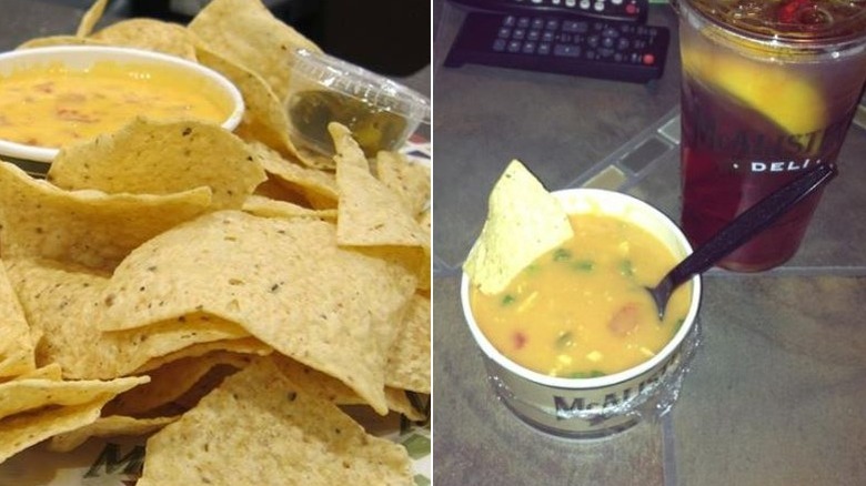 McAlister's Nacho Basket and Chicken Tortilla Soup
