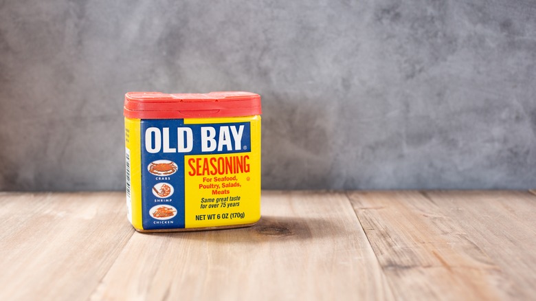 container of Old Bay seasoning