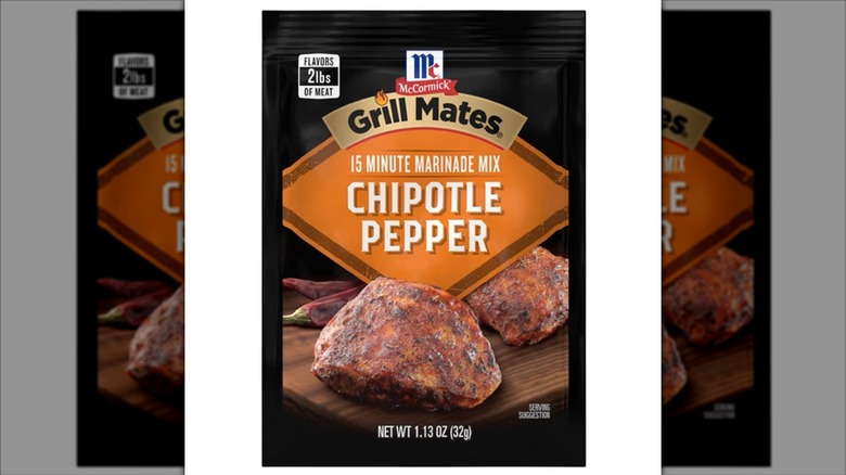 Packet of Chipotle Pepper Grill Mates