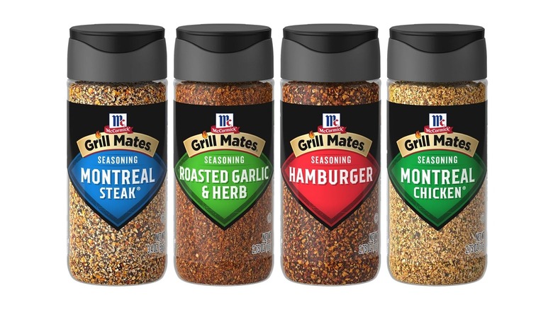 Various Grill Mates seasoning blends