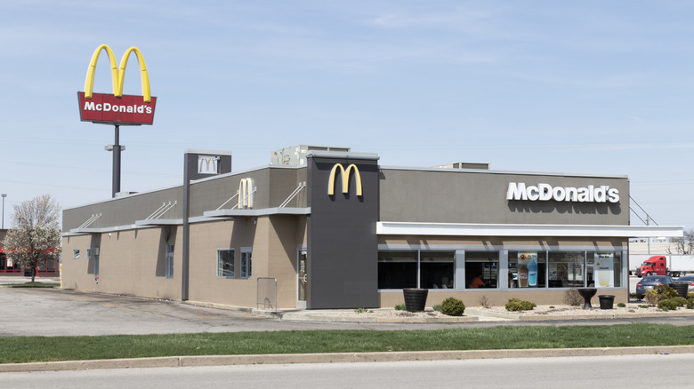Modern McDonald's restaurant exterior