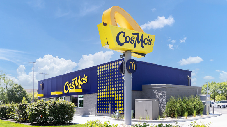 CosMc's restaurant and sign