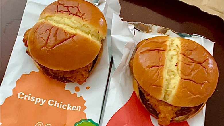 McDonalds chicken sandwiches image