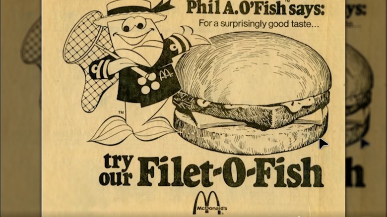 Phil A. O'Fish ad from 1976