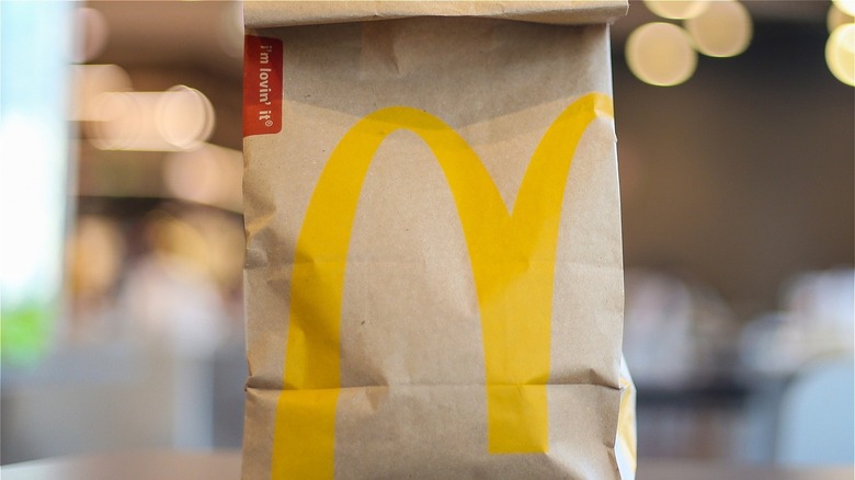 McDonald's to-go bag