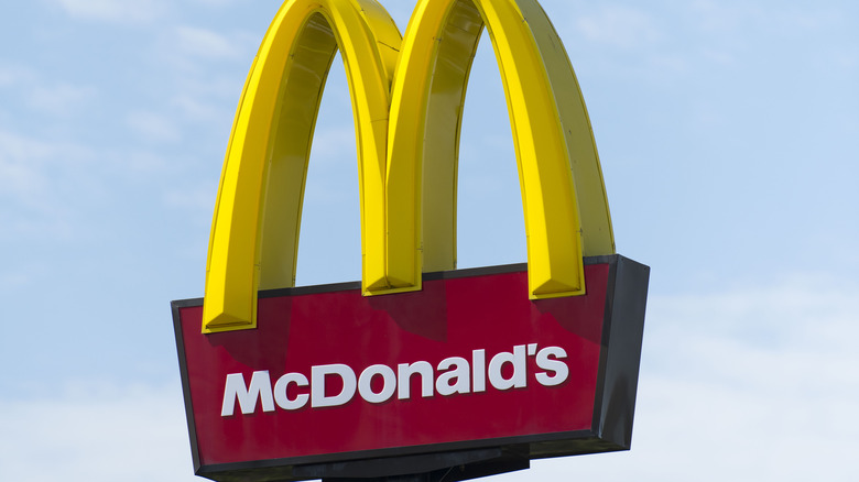McDonald's sign and golden arches
