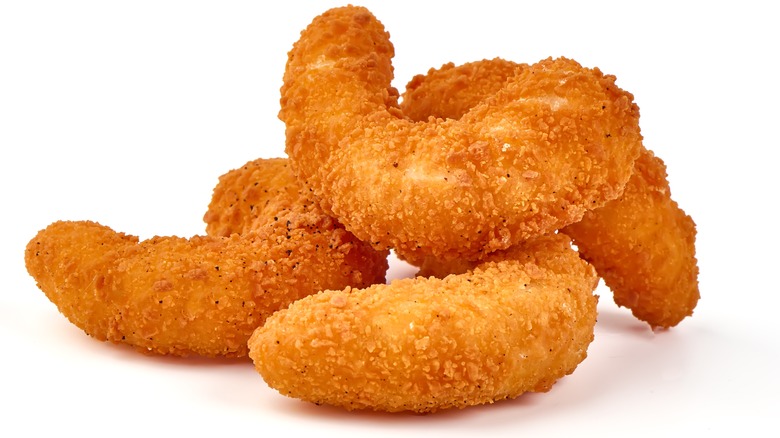 four fried shrimp
