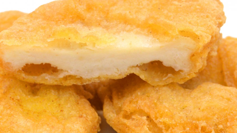 chicken nuggets closeup