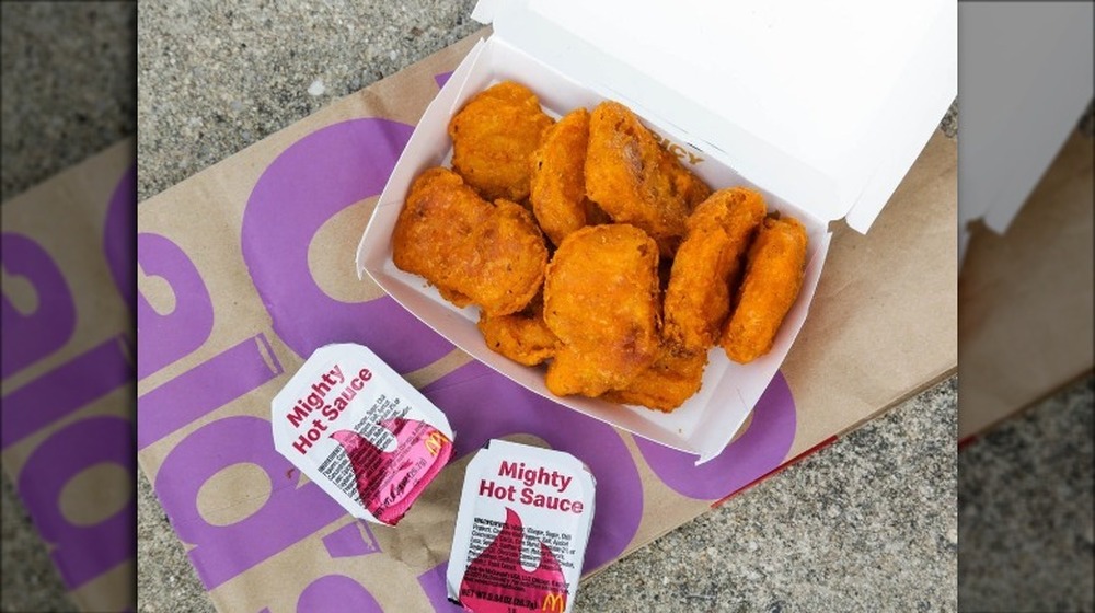 McNuggets and Mighty Hot Sauce