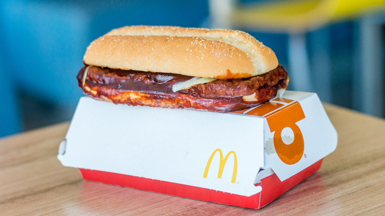 McRib on box