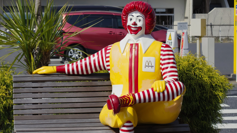 Ronald McDonald statue in Japan