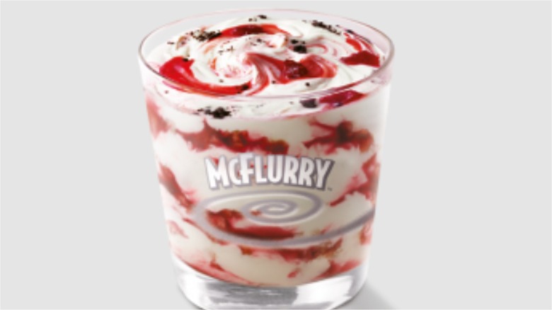 strawberry shortcake McFlurry